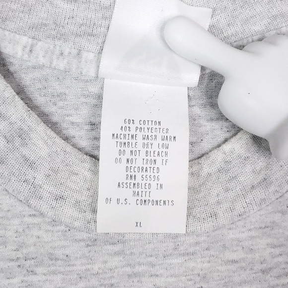 Vintage 90s No Brain No Pain Redneck Farmer Funny Humor Single Stitch T-shirt - Picture 9 of 10